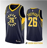 Men's Indiana Pacers #26 Ben Sheppard Navy 2023 Draft Icon Edition Stitched Basketball Jersey Dzhi ,baseball caps,new era cap wholesale,wholesale hats